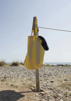 Skagerak Drachmann Jubilæums Tote Bag, lemon/sand fra<Fritz Hansen Discount