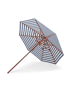 Skagerak Messina Parasol Ø270, Dark Blue Stripes fra<Fritz Hansen Sale