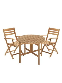 Skagerak Selandia Sæt, 2 armstole og Ø 94 bord fra<Fritz Hansen New