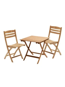 Skagerak Selandia Sæt, 2 stole og bord 75 fra<Fritz Hansen Clearance