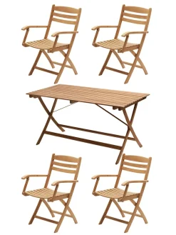 Skagerak Selandia Sæt, 2 stole og bord 75 fra<Fritz Hansen Clearance