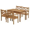 Skagerak Skagen Sæt i teak, 4 stole og bord fra<Fritz Hansen Discount