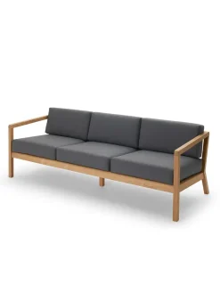 Skagerak Virkelyst 3 pers. Sofa, Golden Yellow Stripe fra<Fritz Hansen Hot