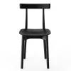Skinny wooden chair, ash/black fra<Nine Best