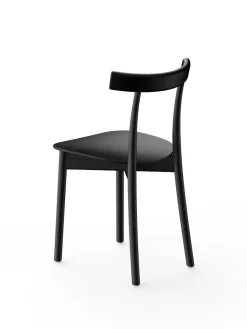 Skinny wooden chair, ash/black fra<Nine Best