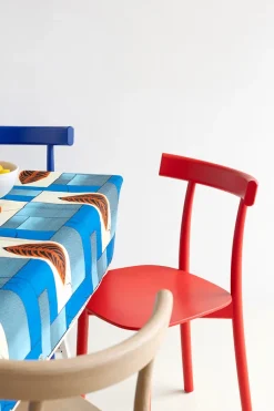 Skinny wooden chair, ash/black fra<Nine Best