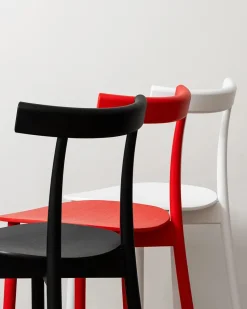 Skinny wooden chair, ash/black fra<Nine Best