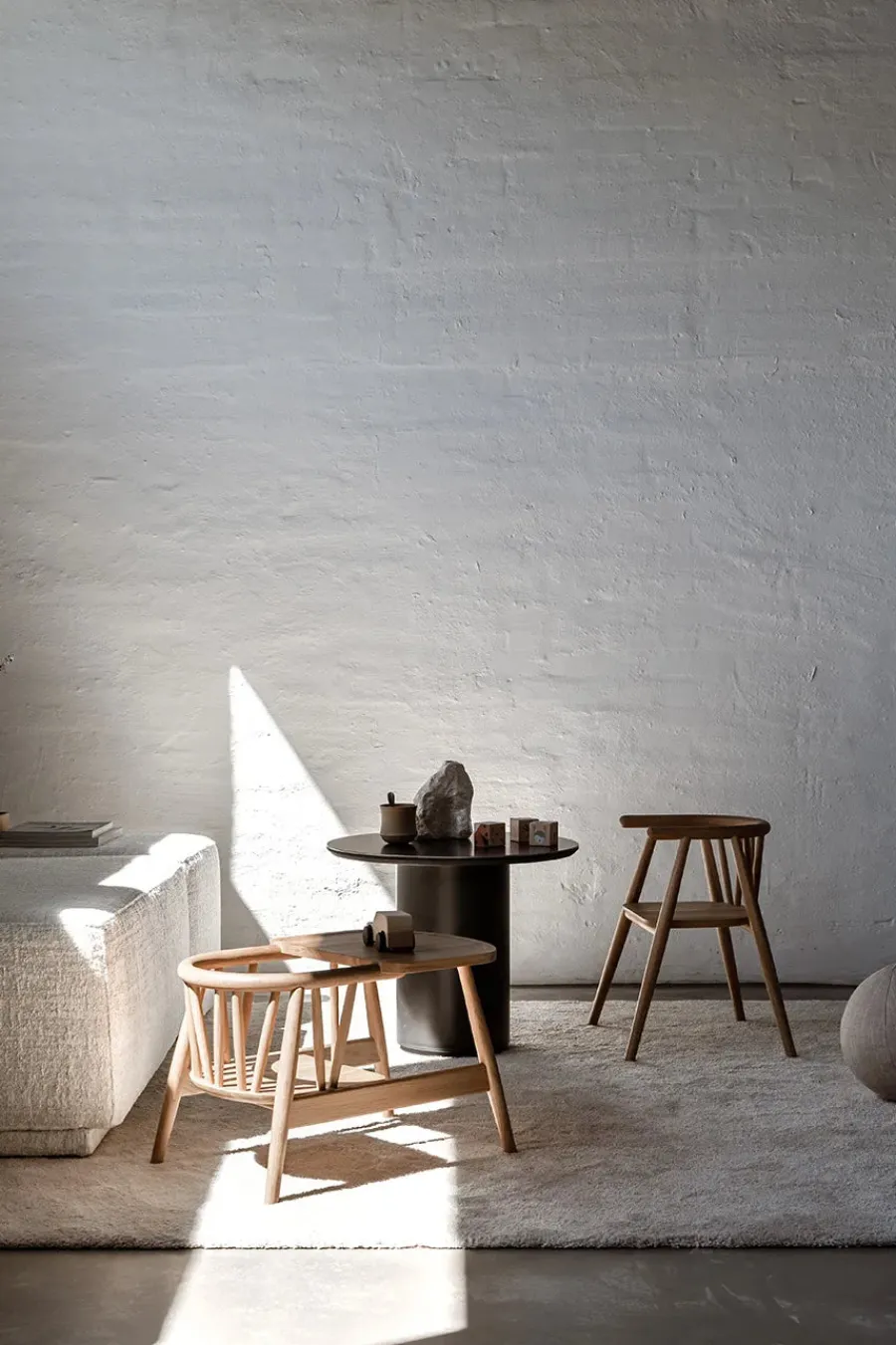 Smilla Toddler Stol, røget eg fra<Oaklings Outlet