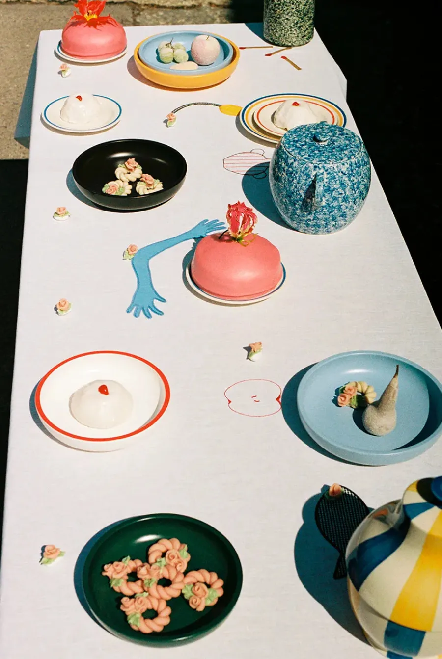 Sobremesa stripe vase fra<HAY Discount