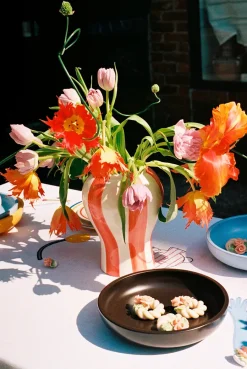 Sobremesa stripe vase fra<HAY Discount