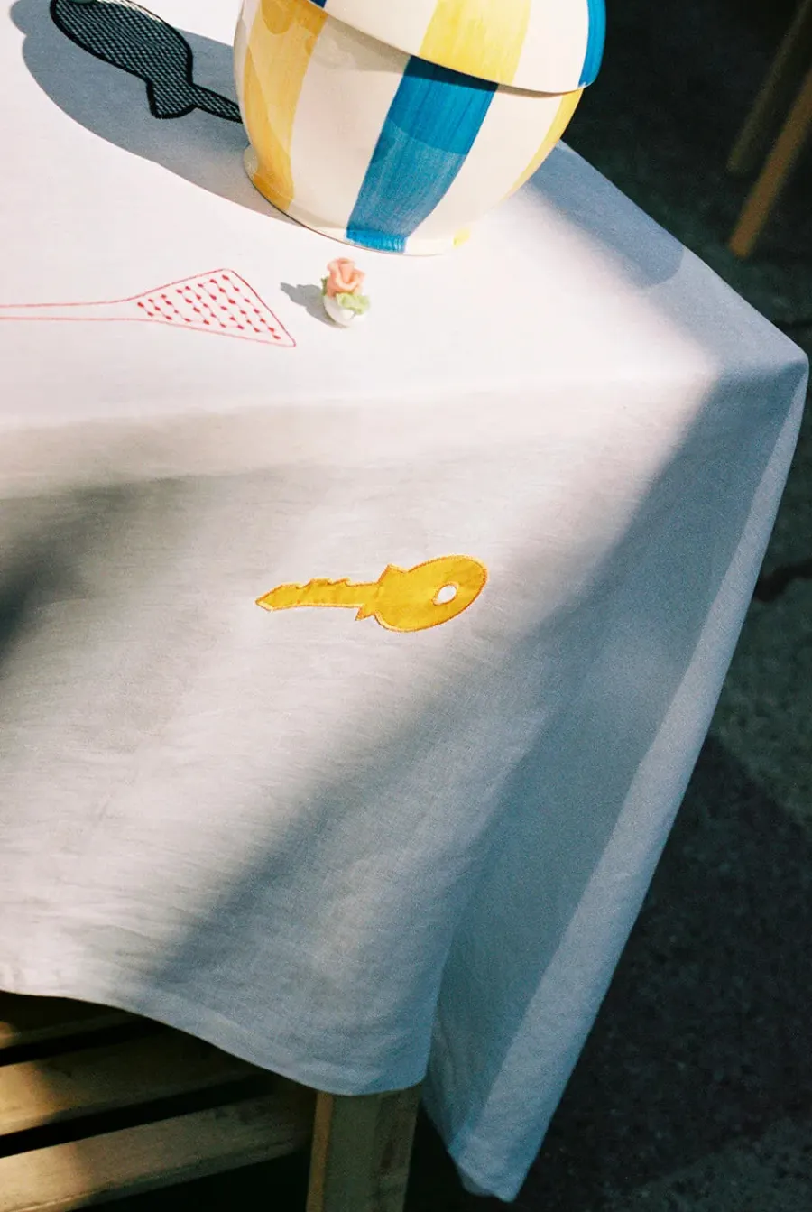 Sobremesa stripe vase fra<HAY Discount