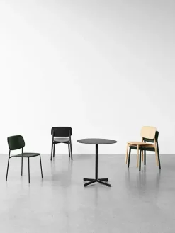 Soft Edge spisestol, stålben fra<HAY Discount