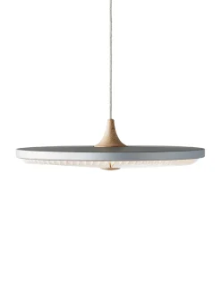 Soleil pendel medium, røget eg, plast skærm fra<Le Klint New