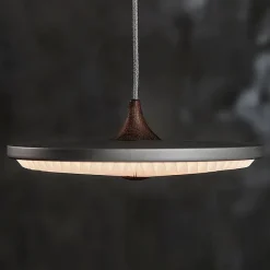 Soleil pendel small, lys eg, papir skærm fra<Le Klint Outlet