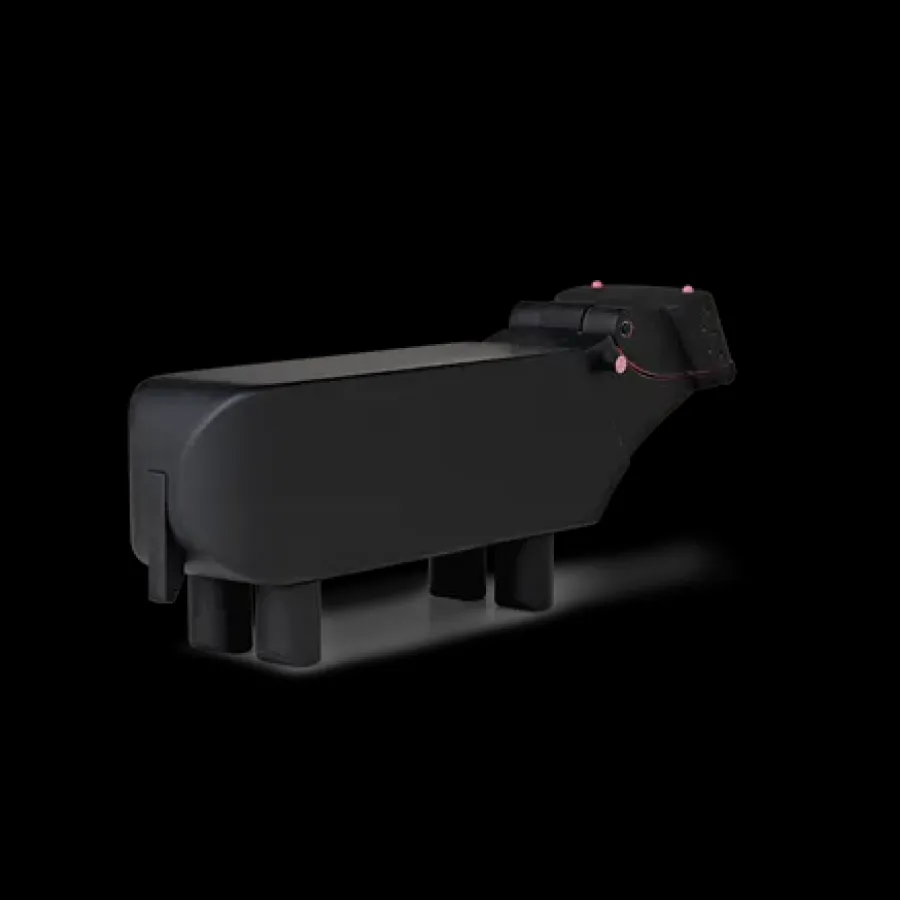 Sort flodhest af<Kay Bojesen