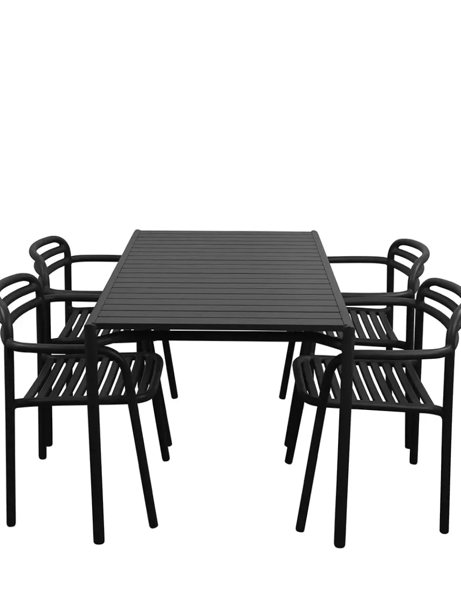 Special Edition Bliss Dining Table 133x81 cm, black fra<Cane-line New