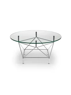 Spider Sofabord Ø 105 cm, krom stel fra<Eilersen New