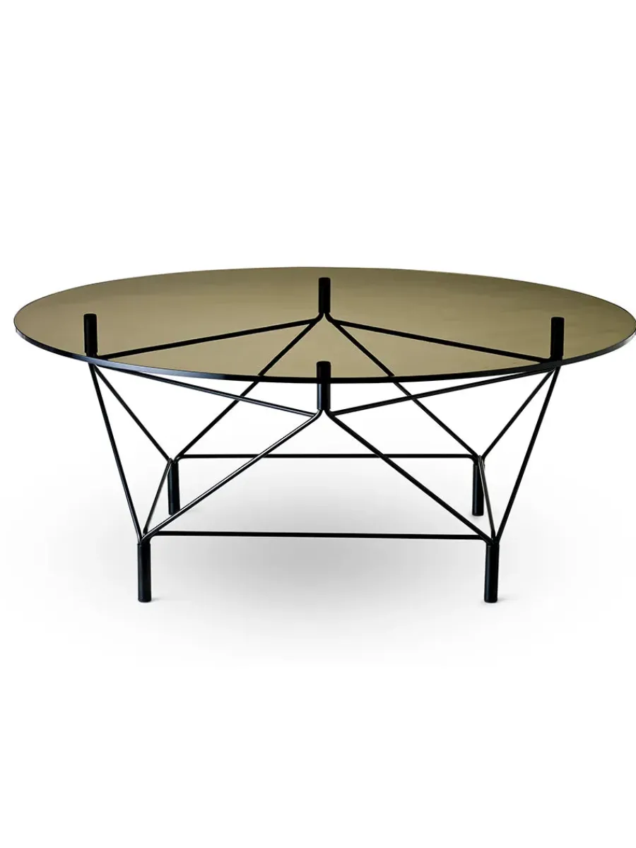 Spider Sofabord Ø 105 cm, sort stel fra<Eilersen Online