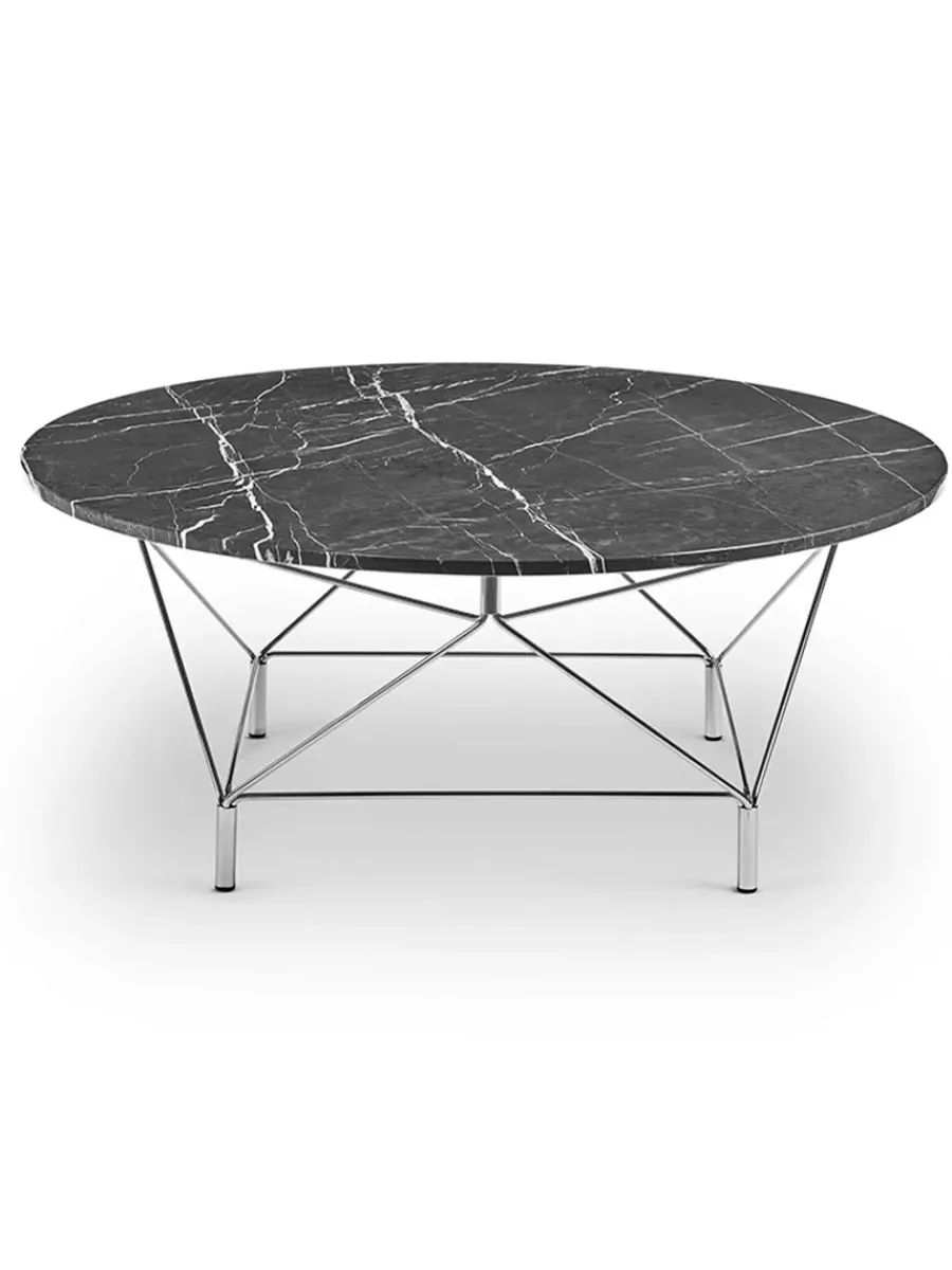 Spider Sofabord Ø 105 cm, sort stel fra<Eilersen Online