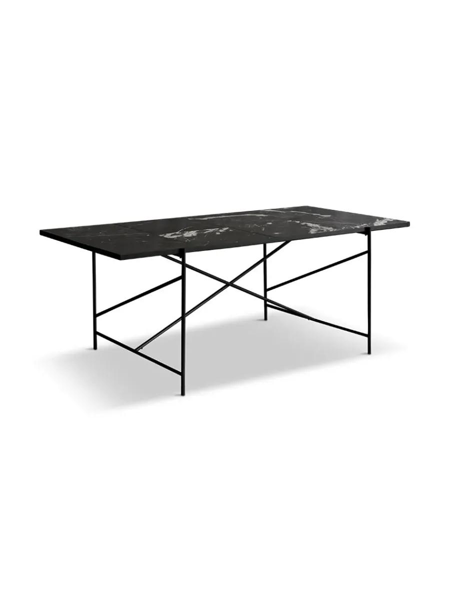 Spisebord 185, sort marmor fra HANDVÄRK<Handvärk Outlet
