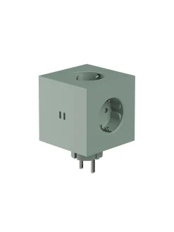 Square 2 Stikdåse med USB, beige fra<Avolt Hot