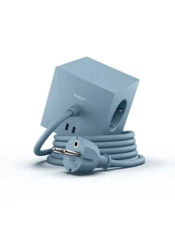 Square 1 Stikdåse med USB-C, stockholm black fra<Avolt Outlet