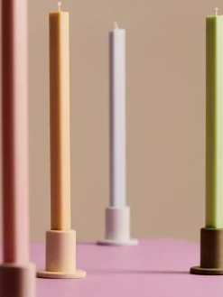 Square Candle 4 Stk., dark fra<HAY Discount