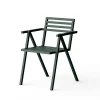 Stacking Arm Chair, grøn fra 19 Outdoors<Nine Clearance