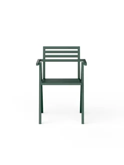 Stacking Arm Chair, grøn fra 19 Outdoors<Nine Clearance