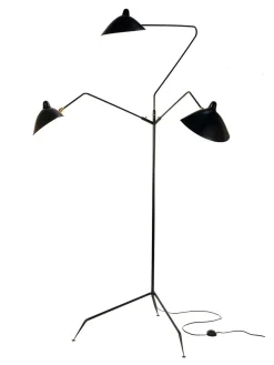 Standing Lamp w/3 Heads/Arms af Serge Mouille<Editions Serge Mouille Online