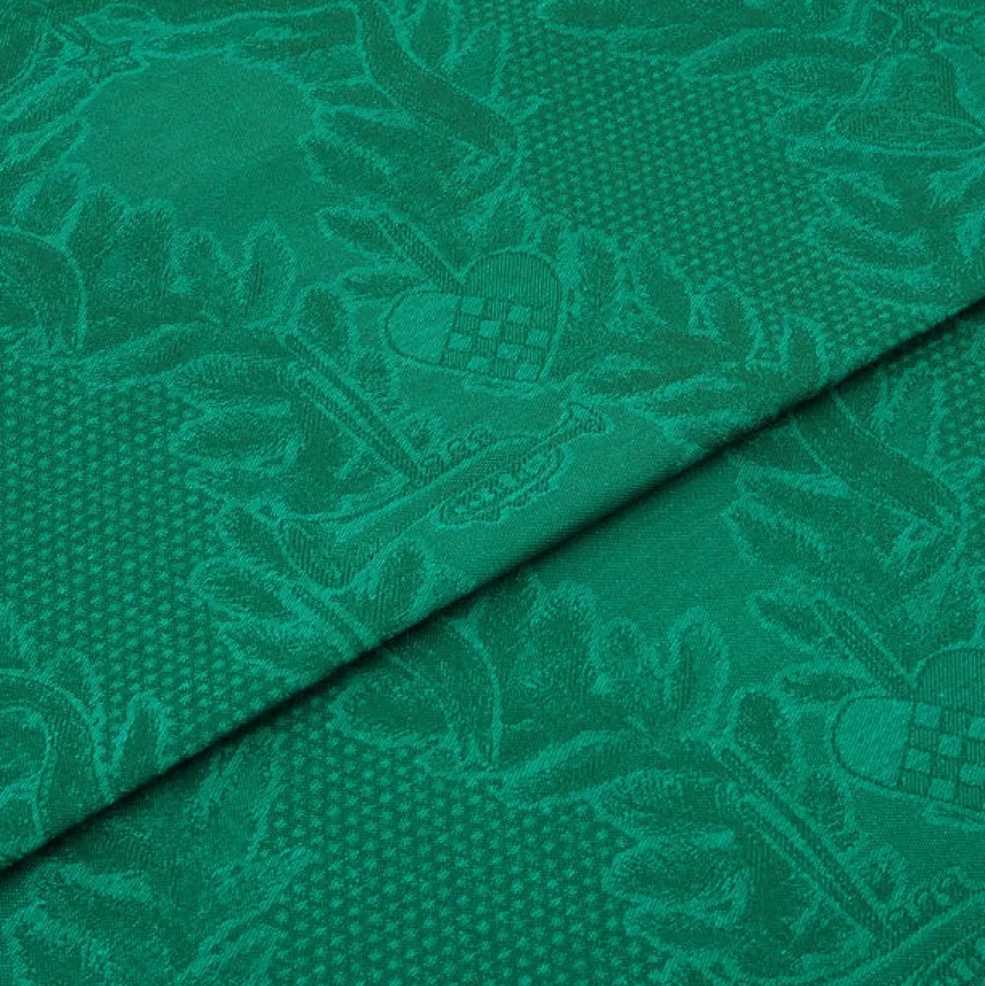 Stjerne Riflet Jul dug grøn fra<Royal Copenhagen Clearance