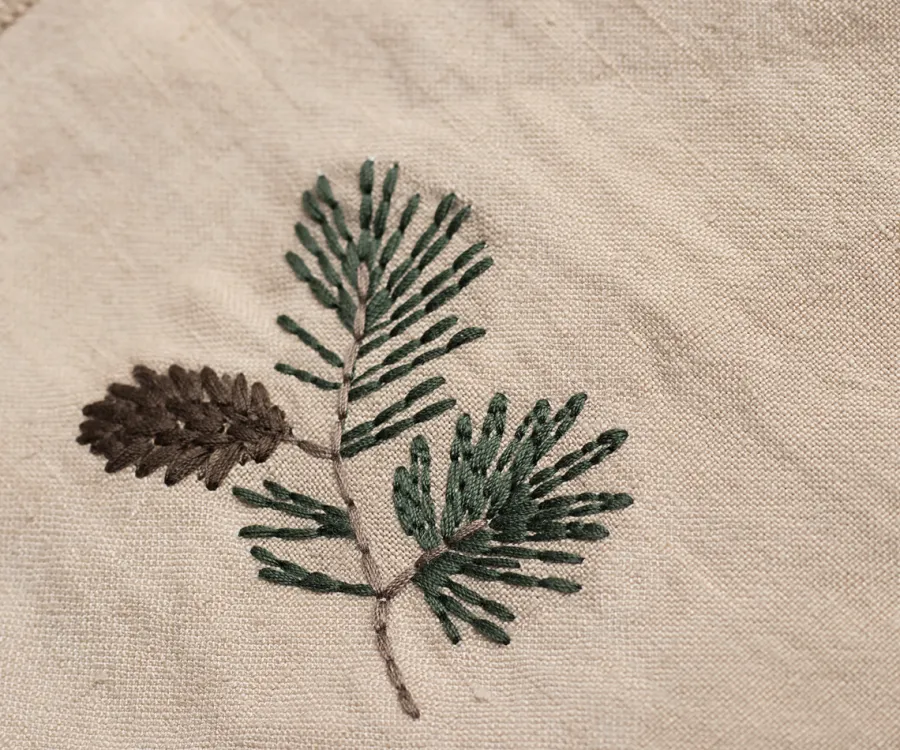 Stofserviet - Grankogle 100% hør fra<Maileg Clearance