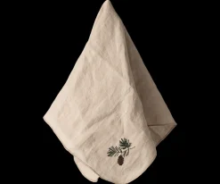 Stofserviet - Grankogle 100% hør fra<Maileg Clearance