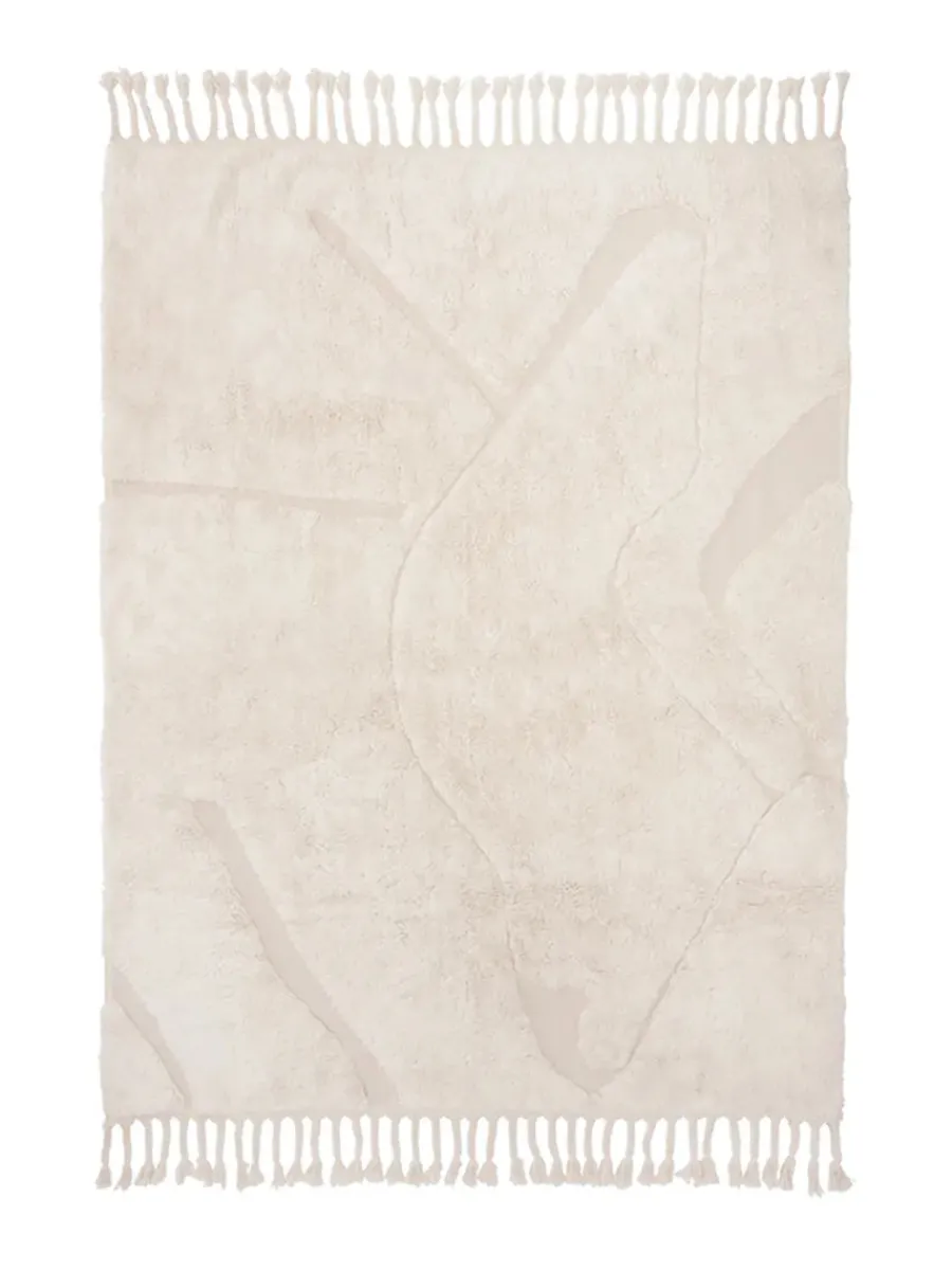 Stone gulvtæppe, 140x200 cm fra<Kas Kopenhagen Sale