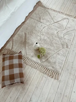 Stone gulvtæppe, 140x200 cm fra<Kas Kopenhagen Sale