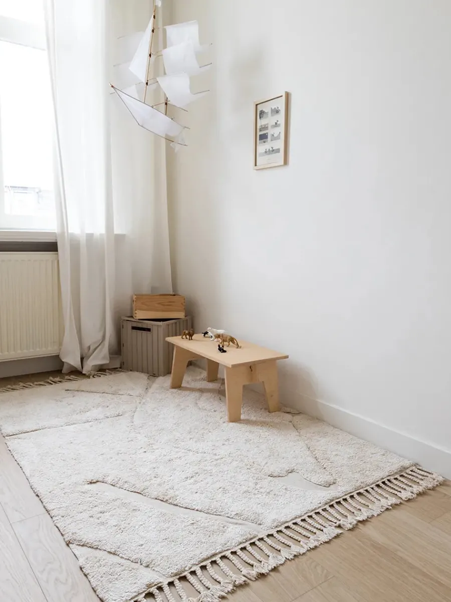 Stone gulvtæppe, 140x200 cm fra<Kas Kopenhagen Sale