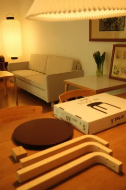 Stool 60, zebra fabric fra<Artek Online