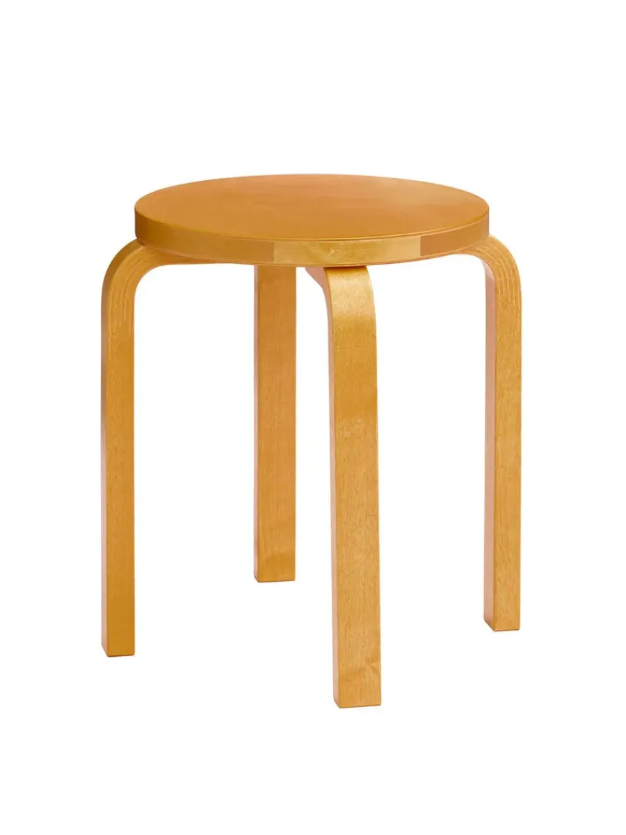 Stool E60, sortlakeret fra<Artek Online