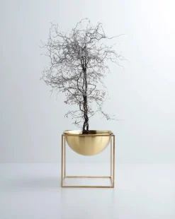 Stor Kubus Skål, guldbelagt fra<Audo Copenhagen Online