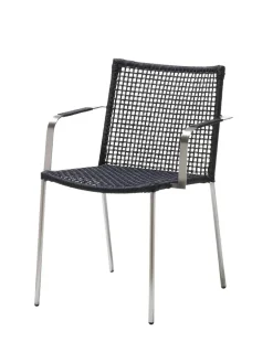 Straw Stol med Armlæn, rope fra<Cane-line Outlet