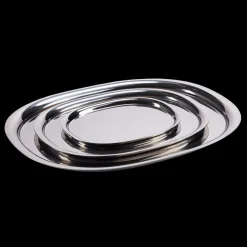 Superelliptisk bakke sæt i rustfrit stål fra<Piet Hein Best