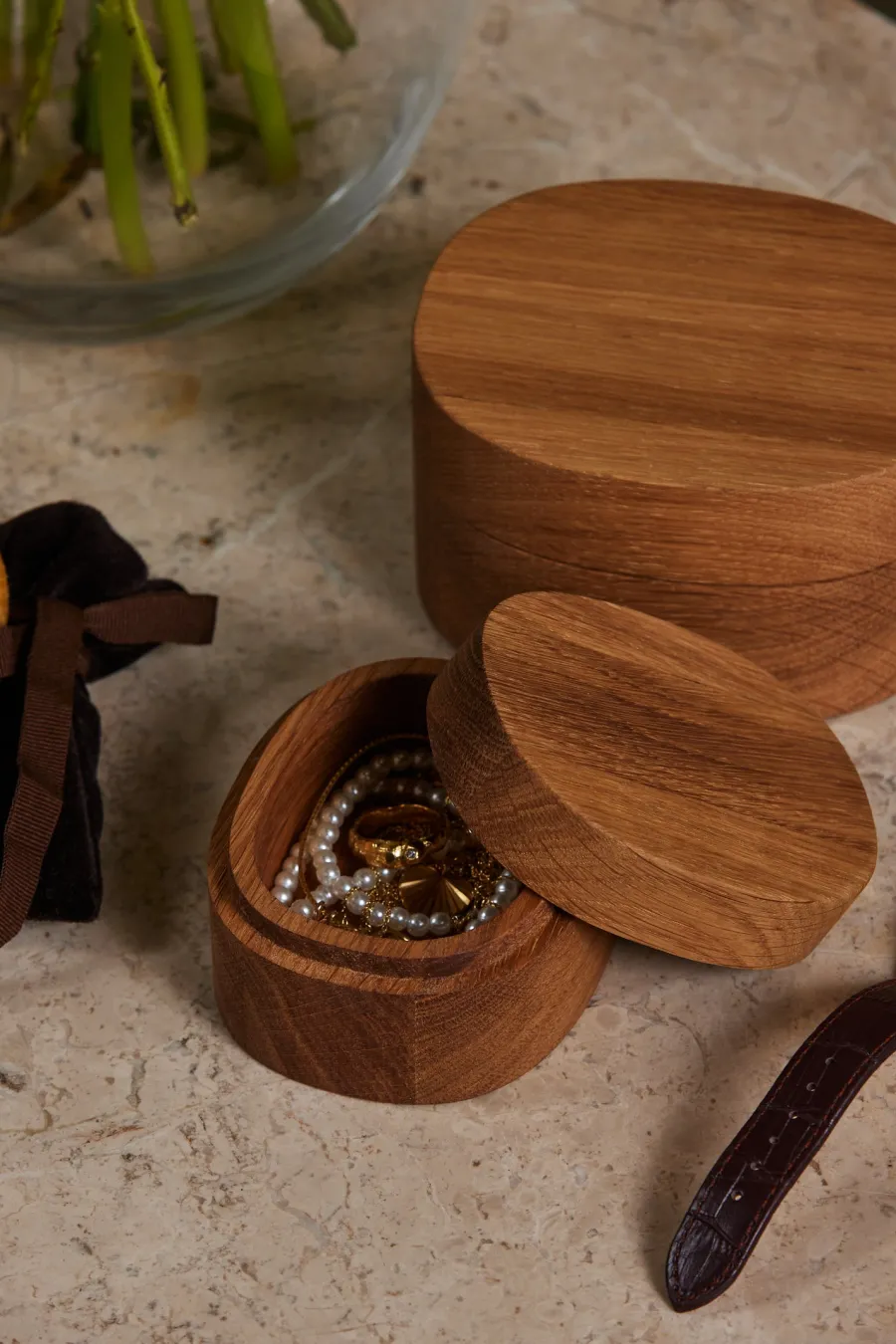 Superelliptisk æske i eg fra<Piet Hein New