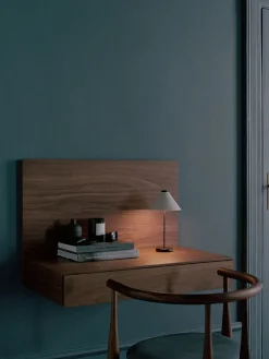 Tana Wall Mounted Desk, black stained oak fra<New Works Sale