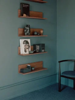 Tana Wall Shelf, walnut fra<New Works Clearance