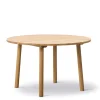 Taro Spisebord Ø120 cm, olieret eg fra<Fredericia Furniture Outlet