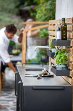 Teak Væg til Drop Hovedmodul fra<Cane-line Clearance