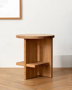 Tee side table, round fra<Nine