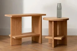 Tee side table, round fra<Nine