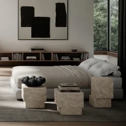 Temple Coffee Table Low, limestone fra<101 Copenhagen New