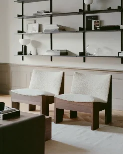 Tenon Lounge Chair, fumed oak fra<New Works Outlet